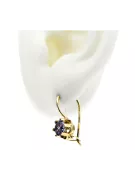 Pendientes Vintage Alejandrita Oro amarillo de 14 quilates vec019y